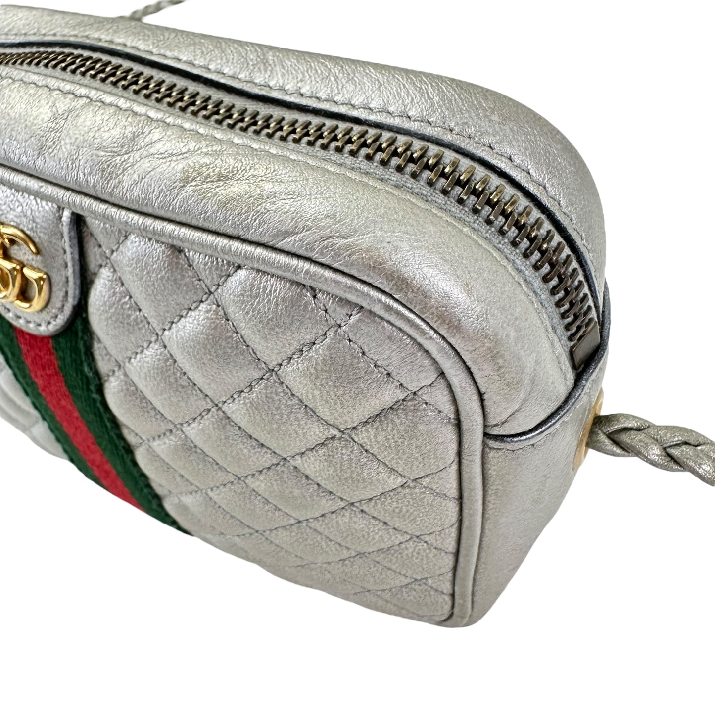 Gucci Trapuntata Mini Quilted Leather Crossbody Bag