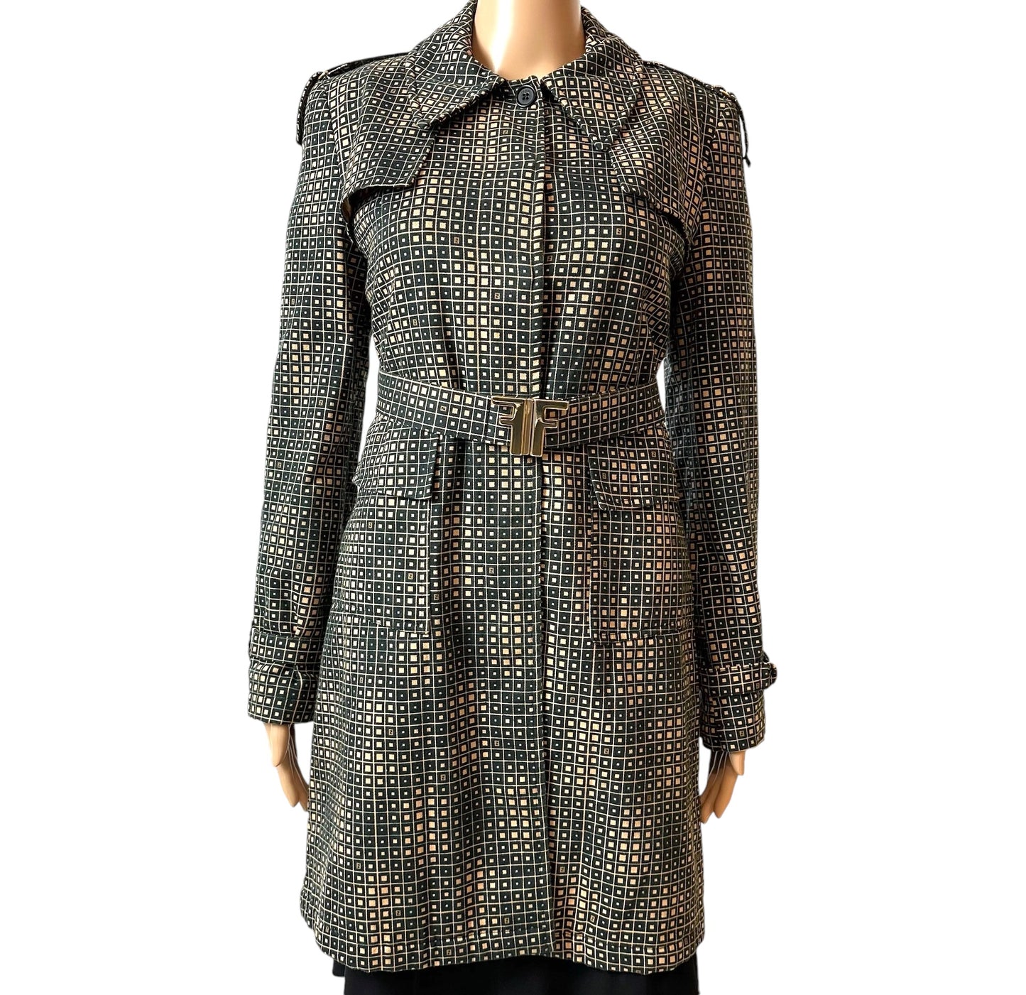 Fendi Vintage Cotton Belted Coat