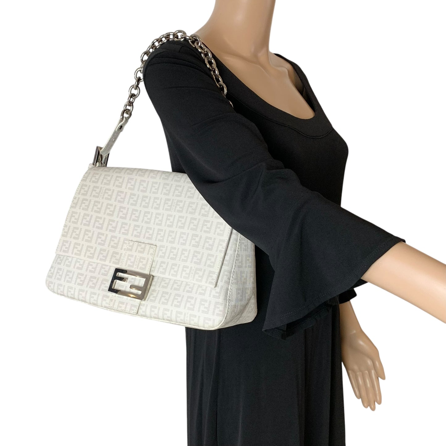 Fendi Mama Forever Zucchino Shoulder Bag