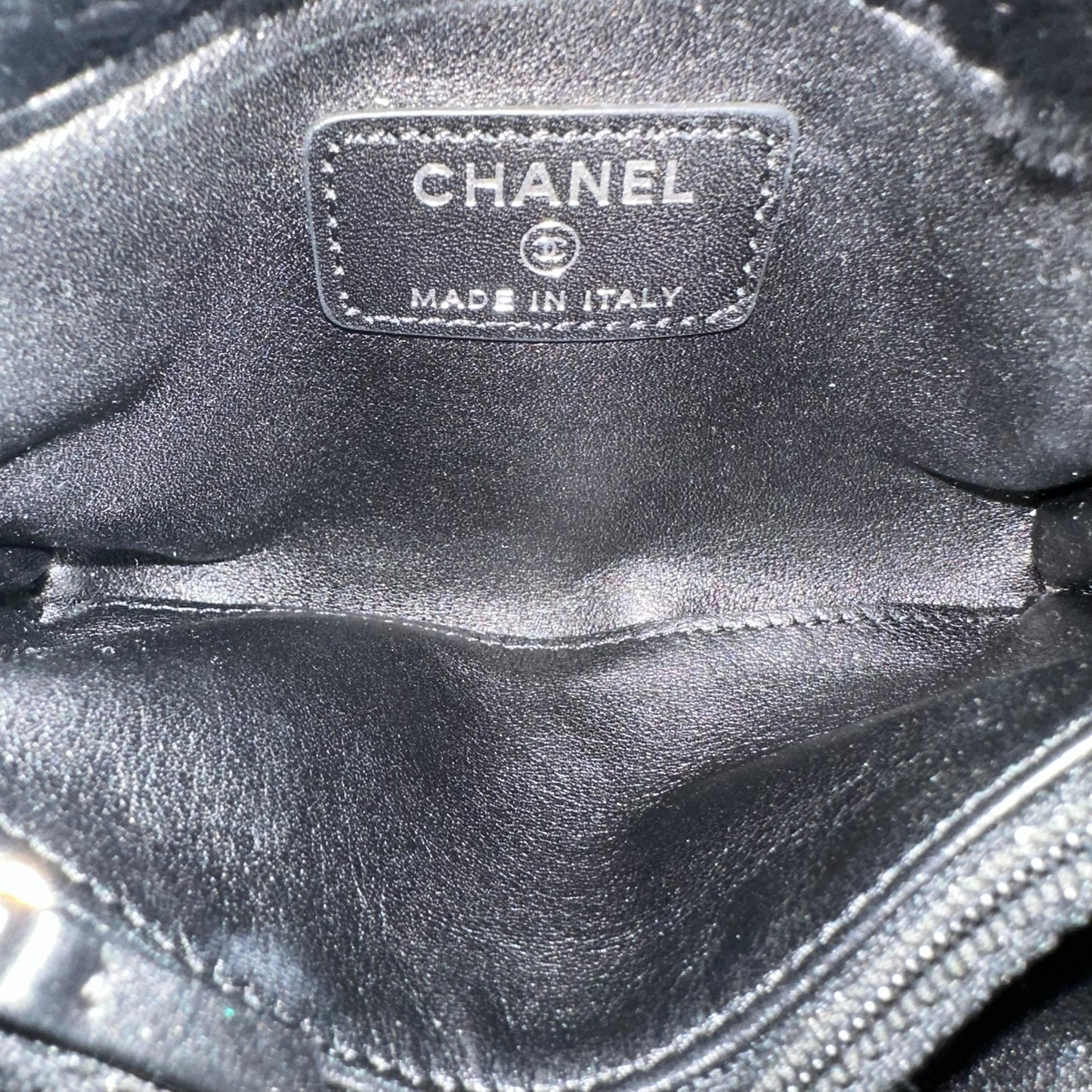 Chanel CC Rabbit Fur Pouch