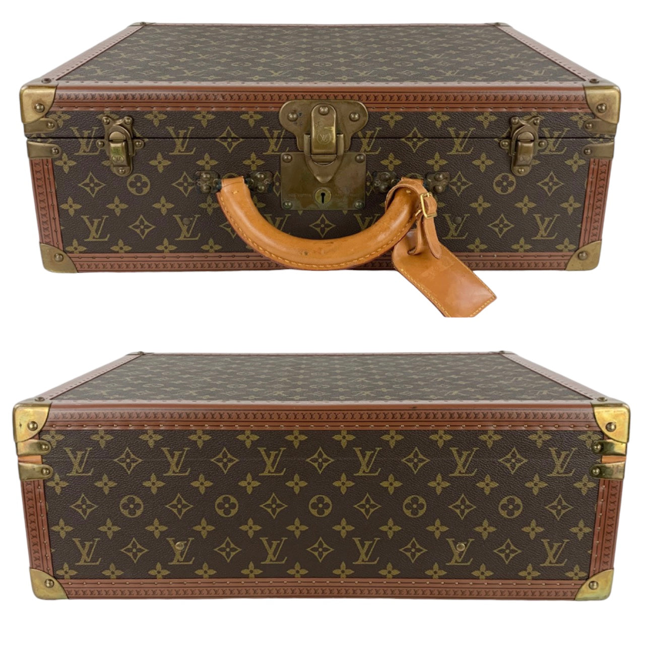 Louis Vuitton Monogram Alzer 50 Trunk Travel Bag