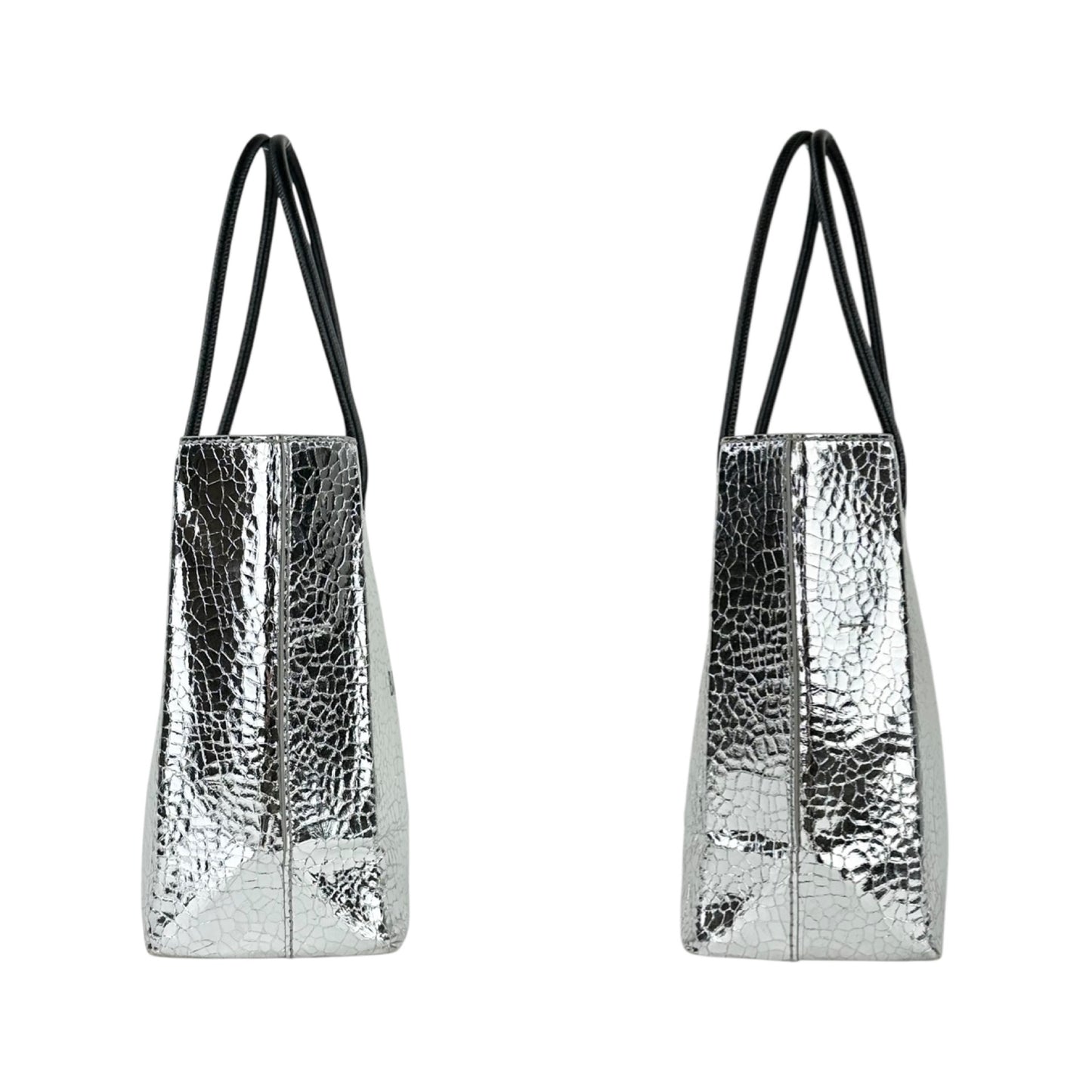 Balenciaga Metallic Shopping Tote Bag