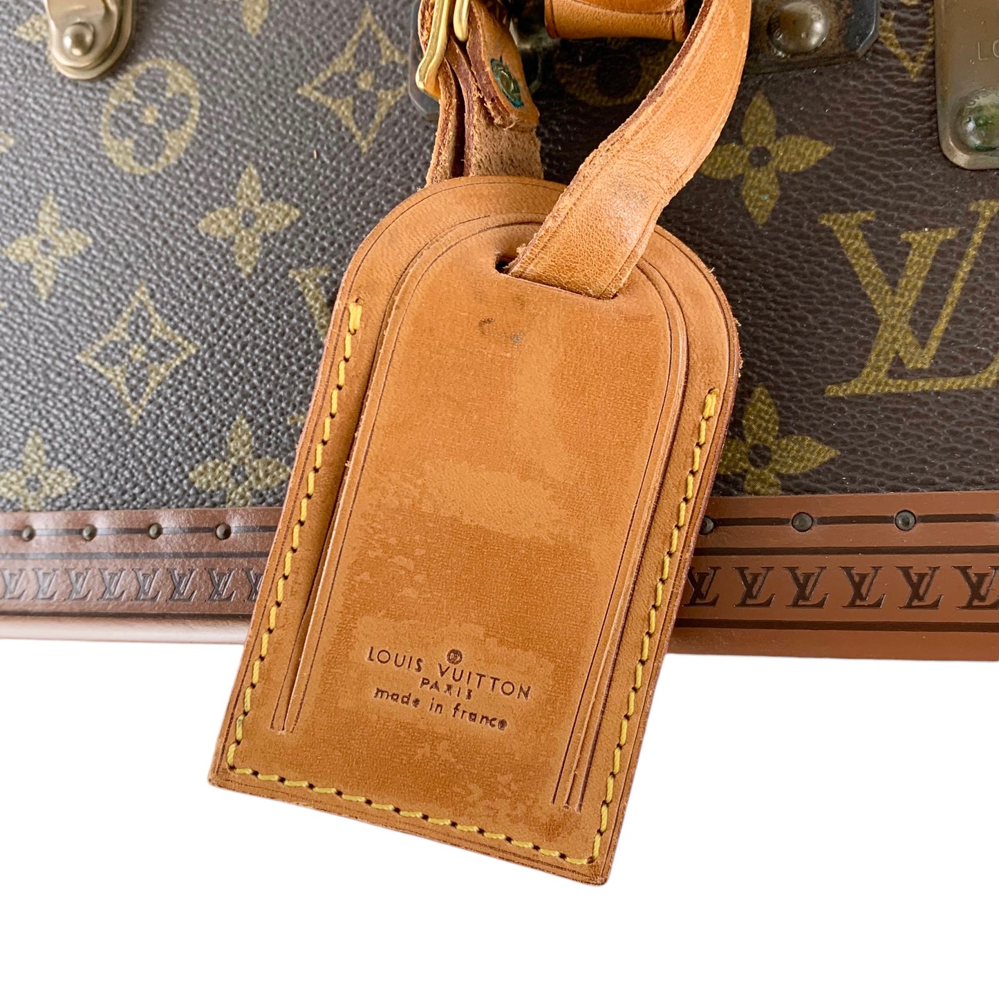 Louis Vuitton Monogram Alzer 50 Trunk Travel Bag