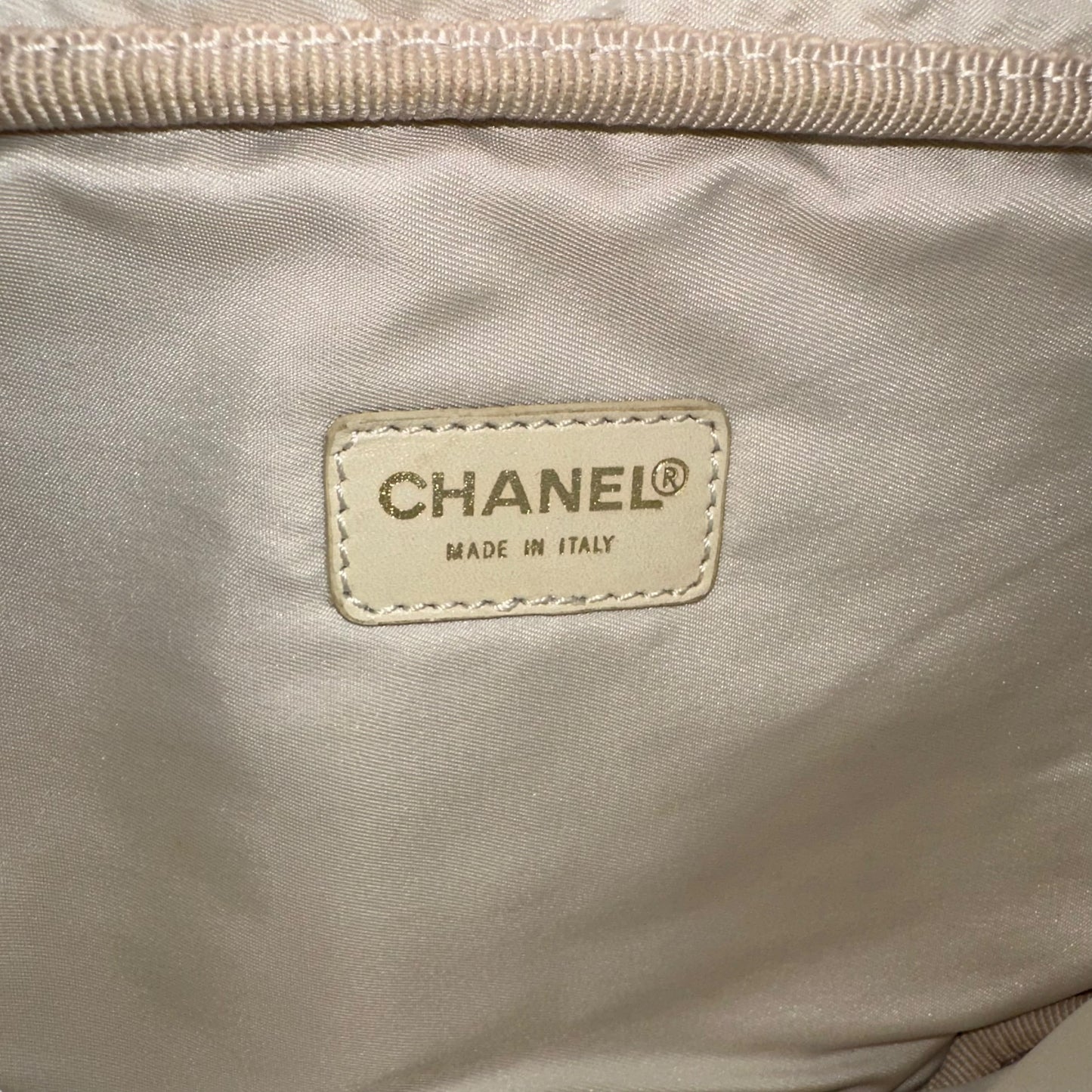 Chanel Vintage CC Travel Line Canvas Bum Bag