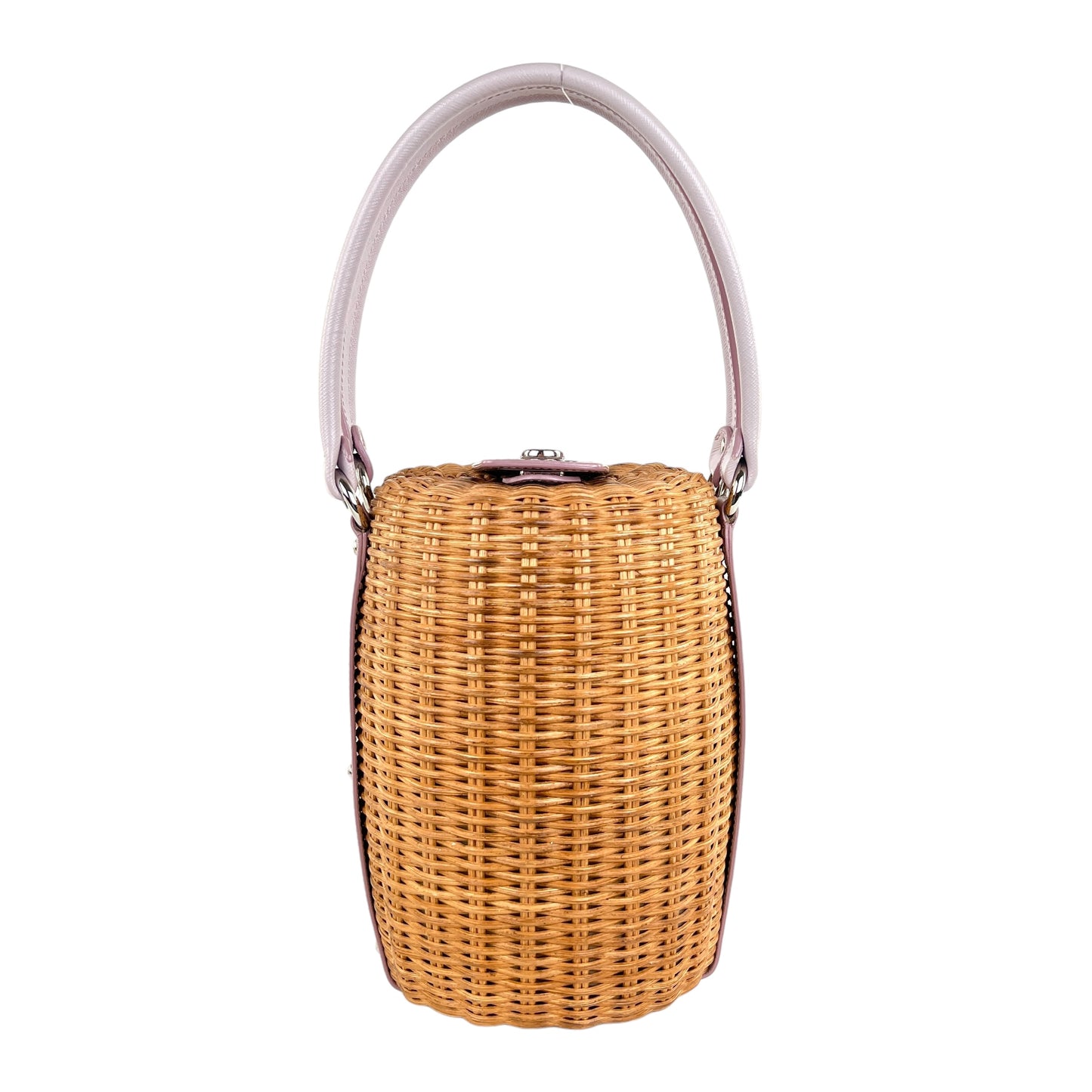 Salvatore Ferragamo Wicker Basket Handbag