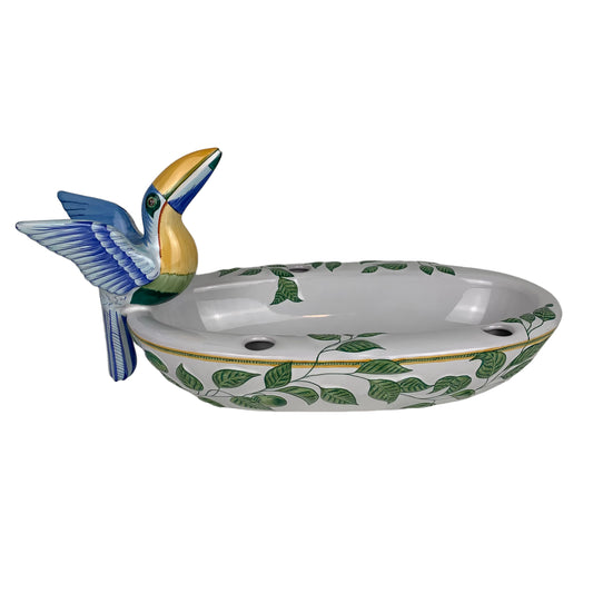 Hermès Maison & Moustiers Toucan Planter Bowl