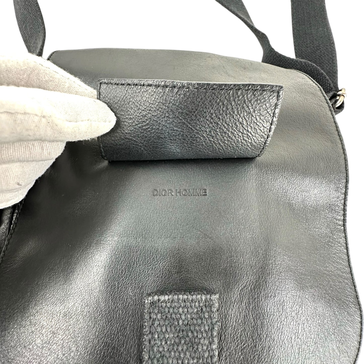 Dior Homme Leather Messenger Bag