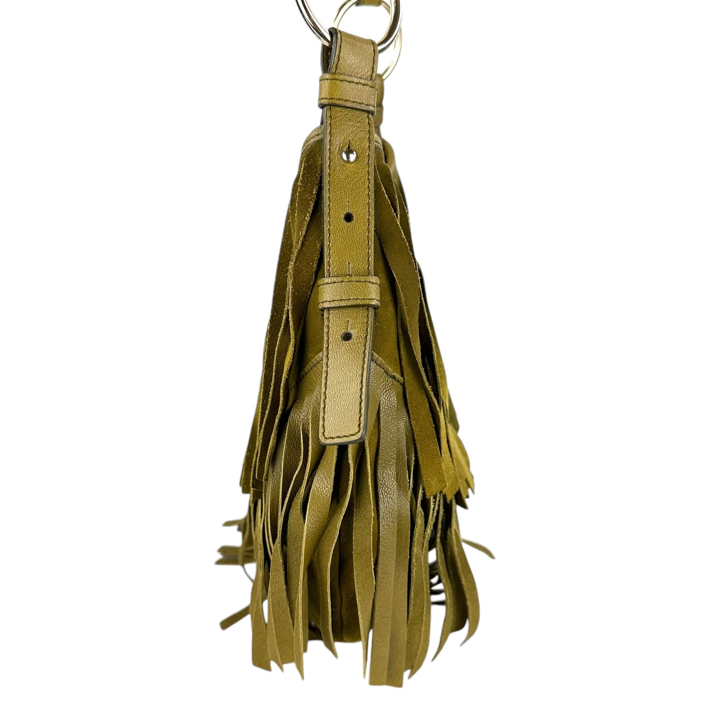 YSL Vintage Rive Gauche Fringe Shoulder Bag