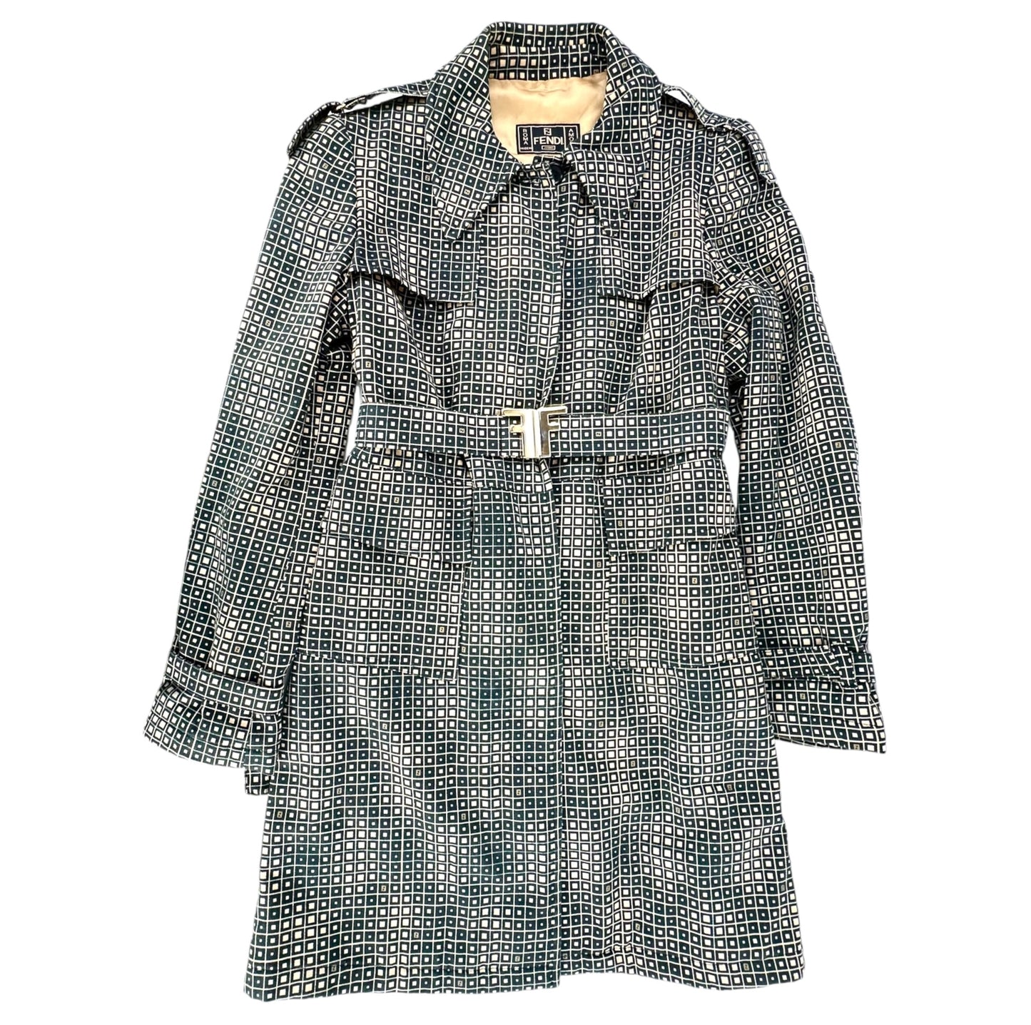 Fendi Vintage Cotton Belted Coat