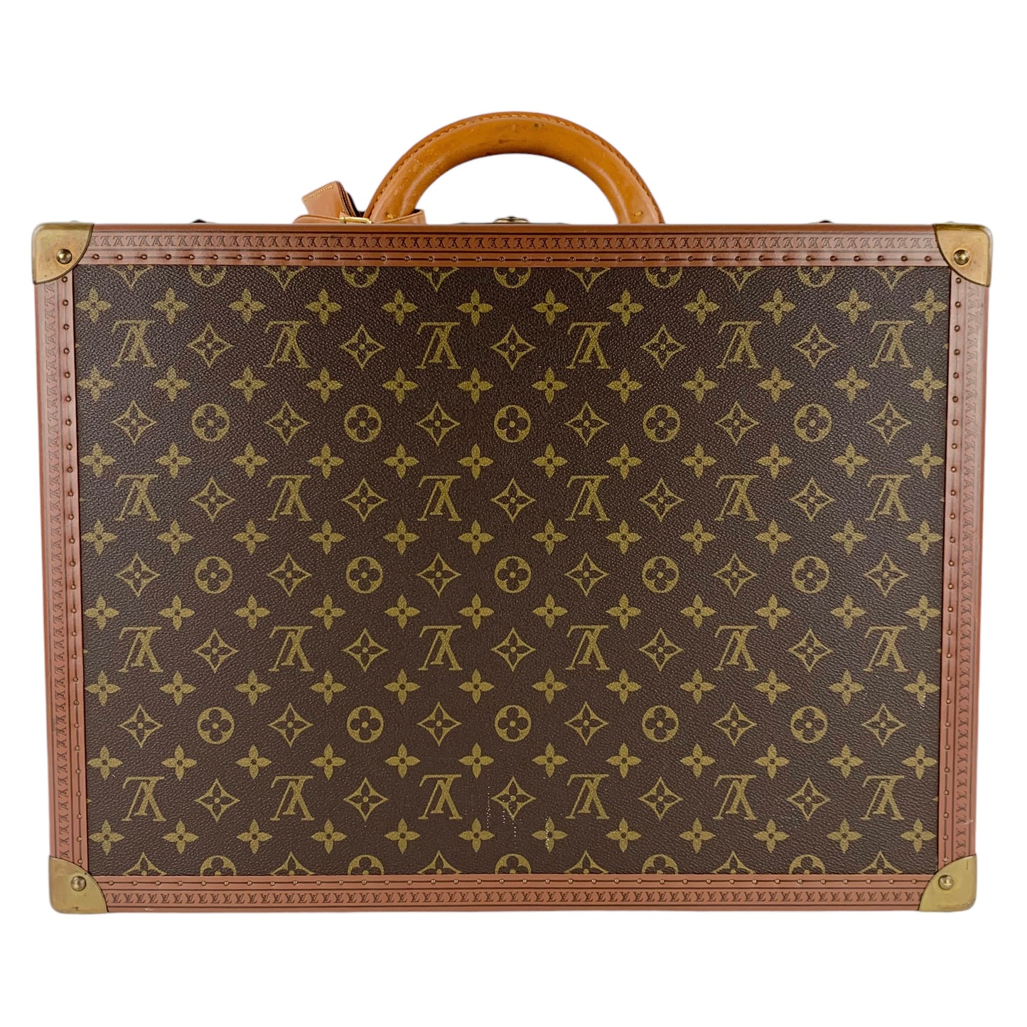 Louis Vuitton Monogram Alzer 50 Trunk Travel Bag