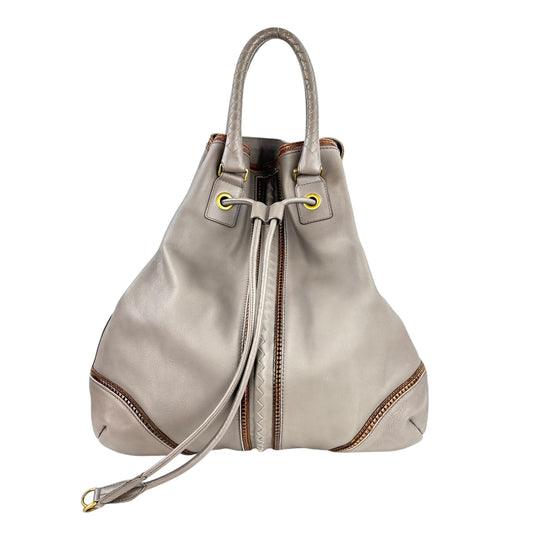 Bottega Veneta Drawstring Leather Tote Bag