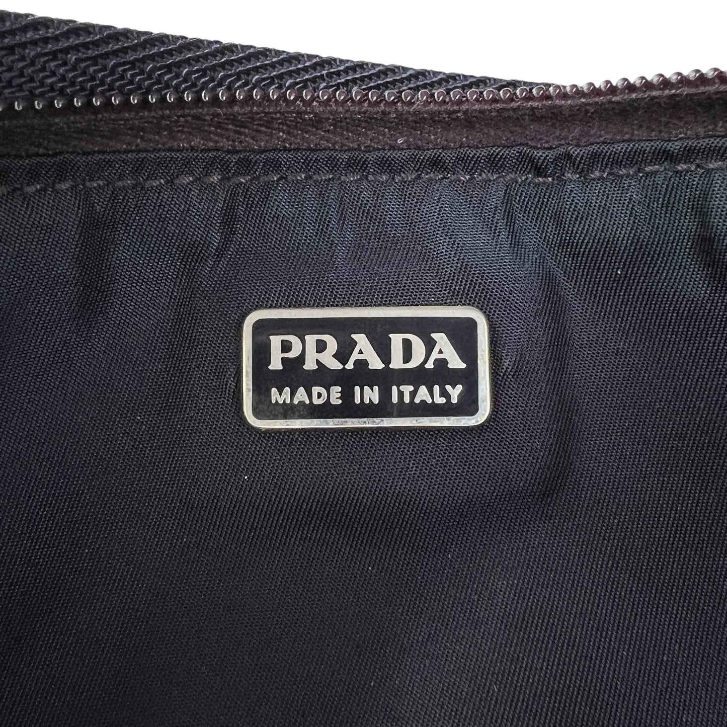 Prada Vintage Tessuto Nylon Pochette Bag