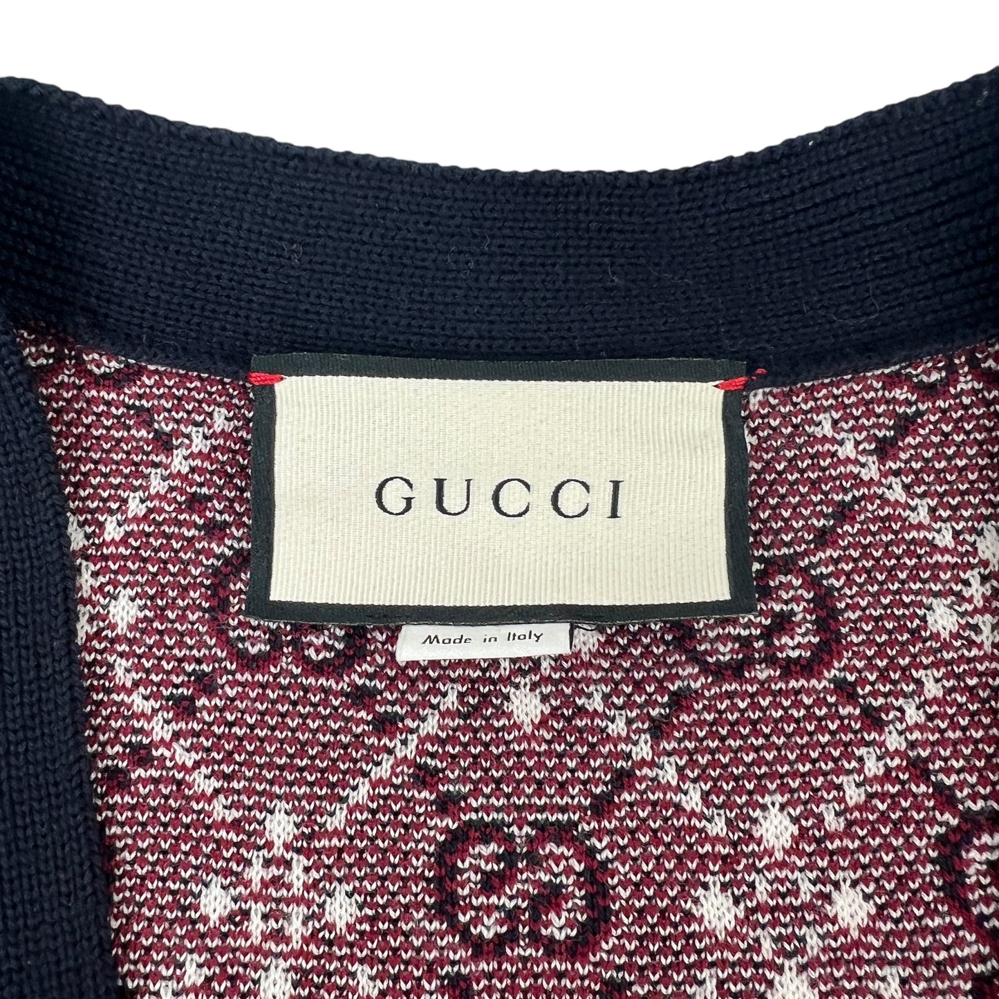 Gucci Monogram Wool Cardigan