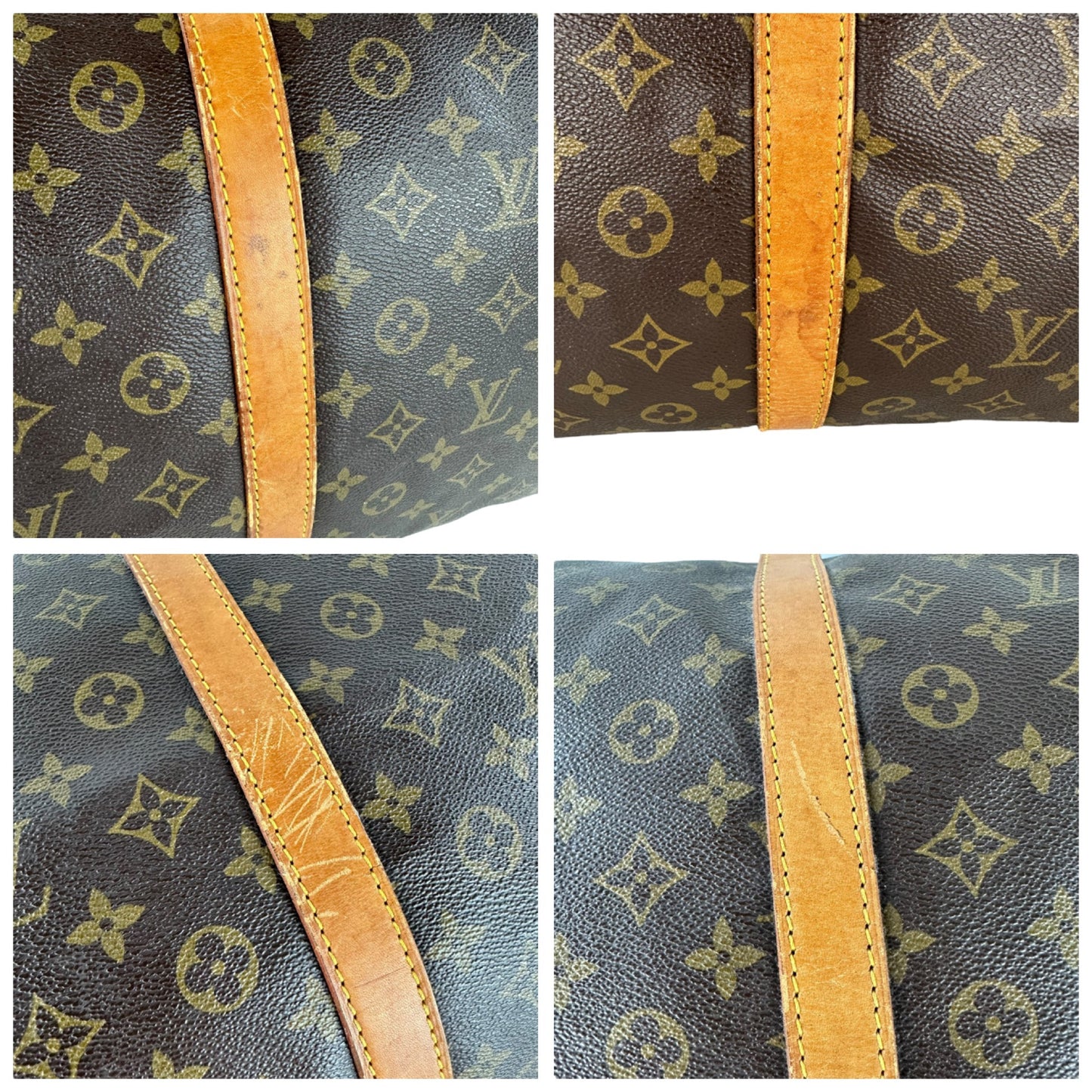 Louis Vuitton Vintage Monogram Keepall 60 Travel Bag