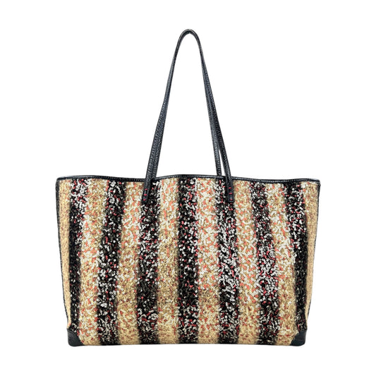 Fendi Pequin Sequin Roll Tote Bag