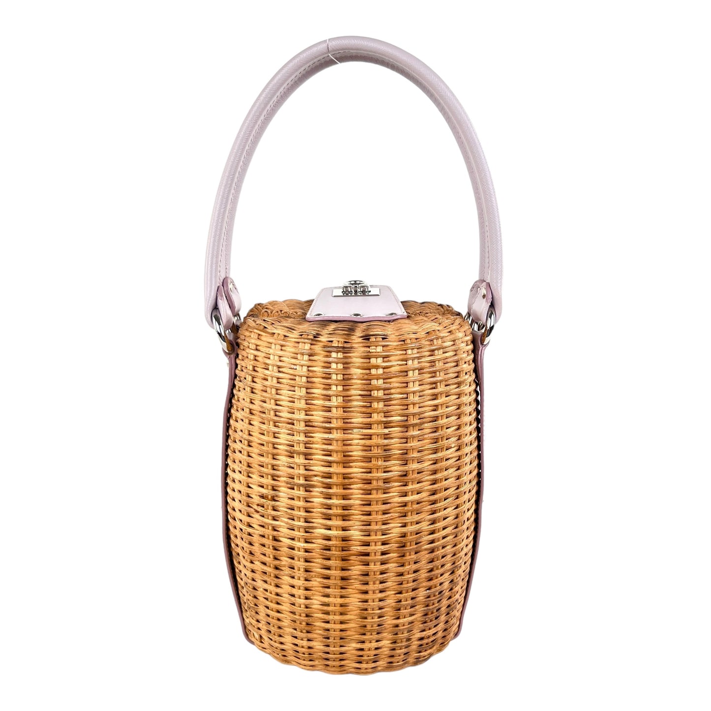 Salvatore Ferragamo Wicker Basket Handbag