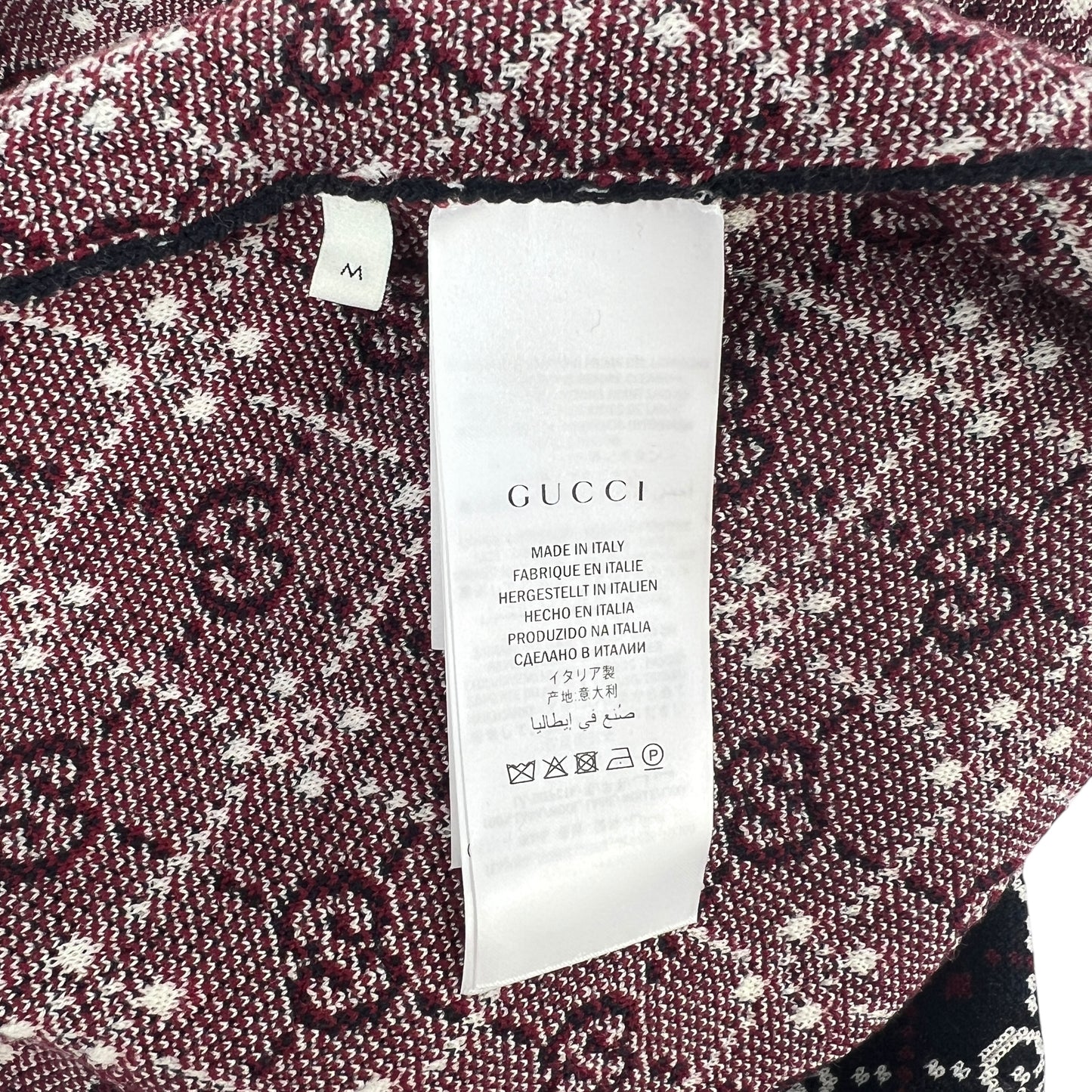 Gucci Monogram Wool Cardigan