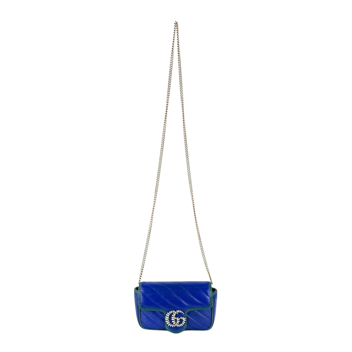 Gucci Marmont Leather Mini Crossbody Bag