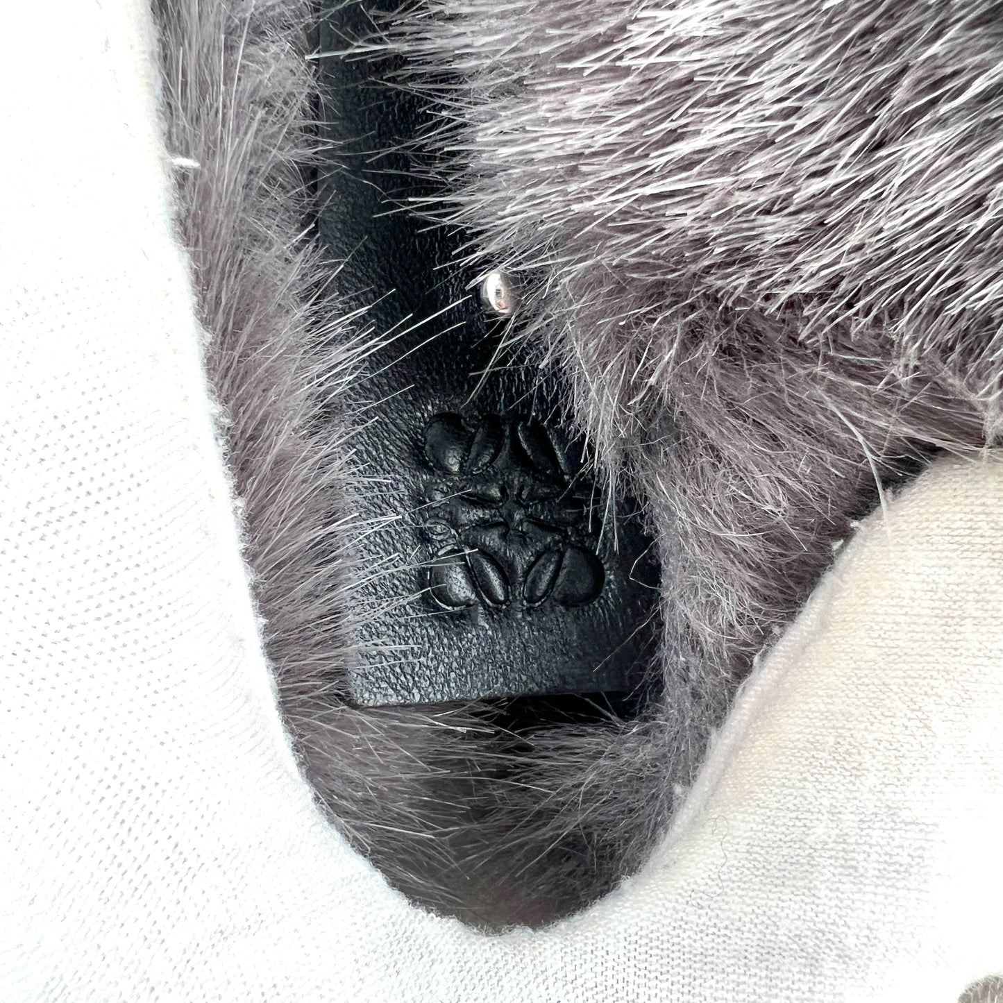 Loewe Faux Fur Collar