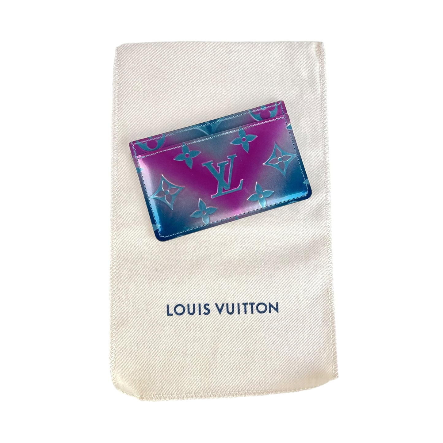 Louis Vuitton Monogram Vernis Limited Edition Metallic Card Holder