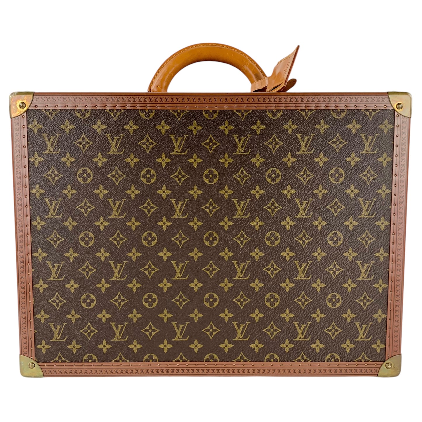 Louis Vuitton Monogram Alzer 50 Trunk Travel Bag