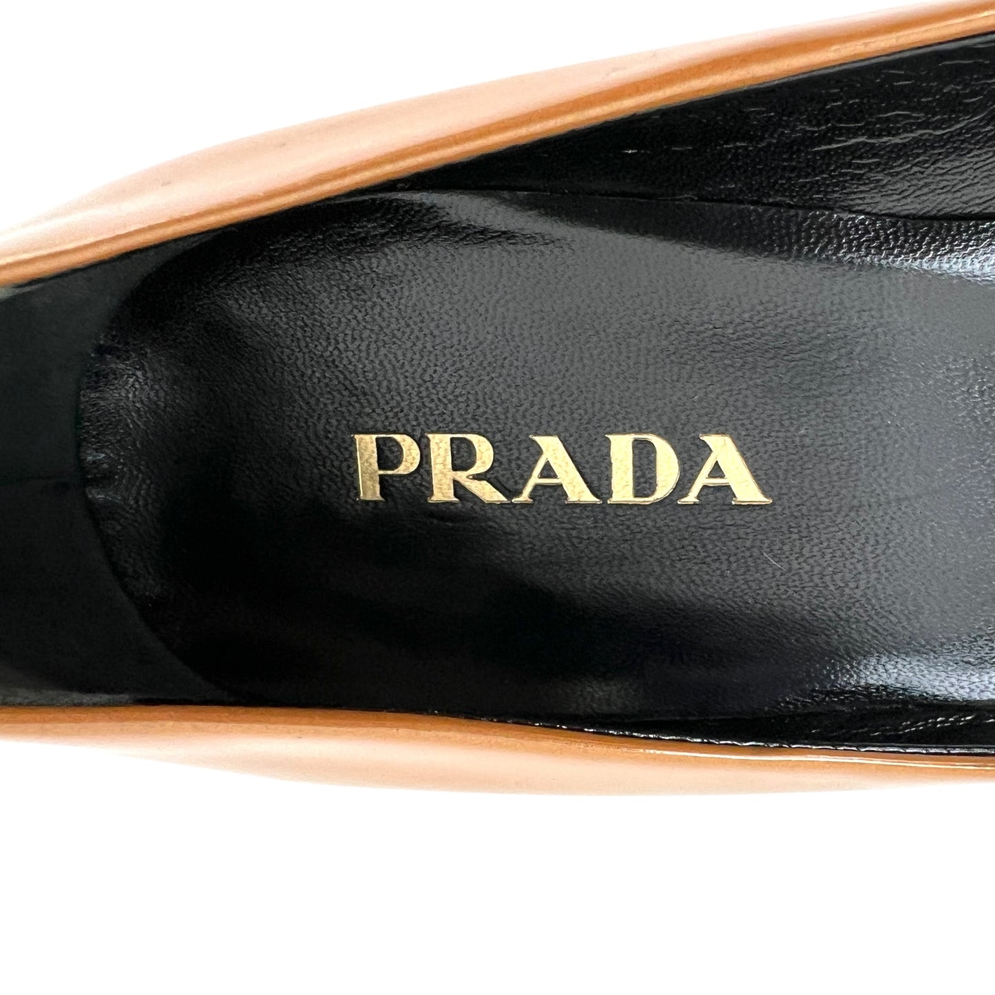 Prada Ombre Patent Leather Kitten Heel