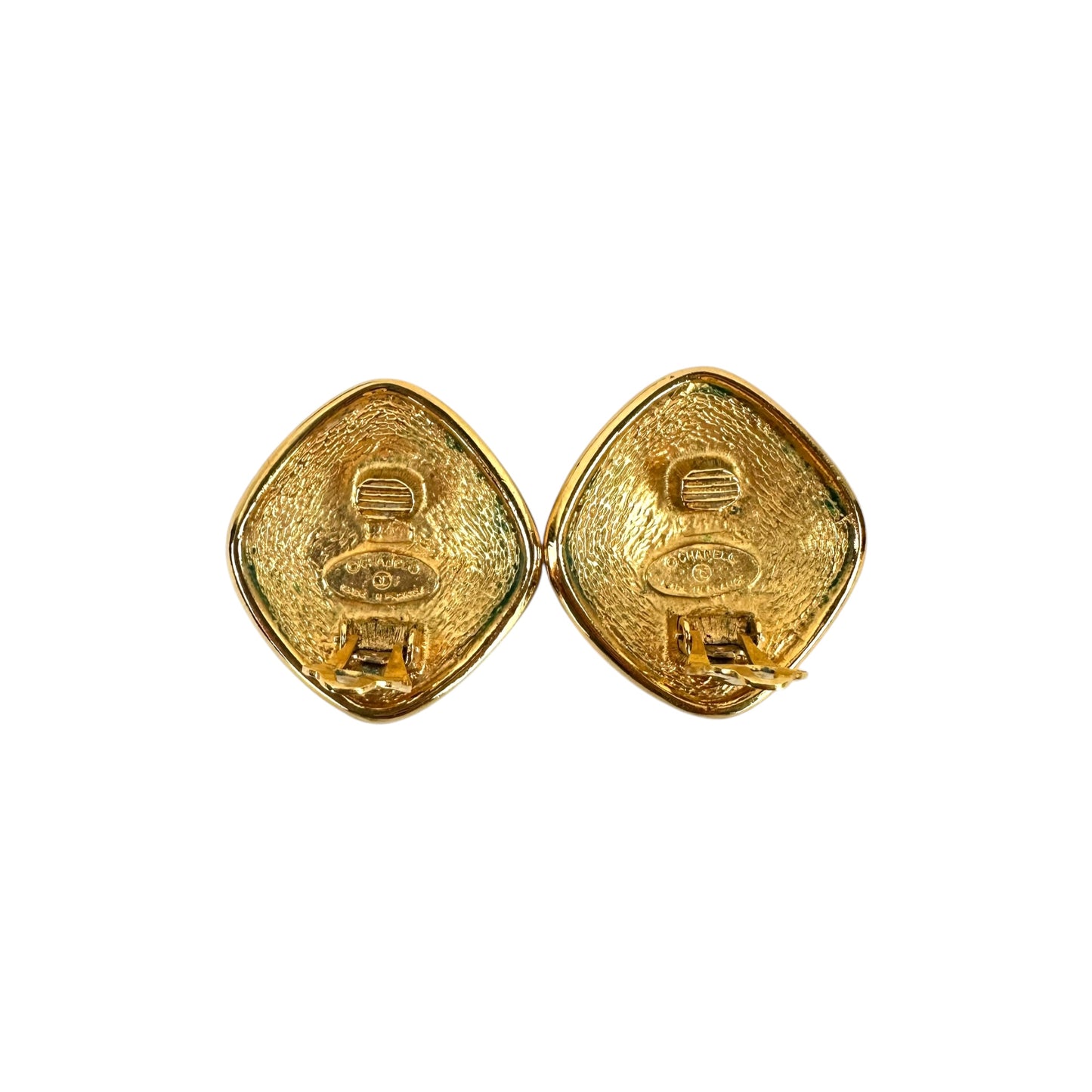 Chanel Vintage Arabesque Clip-On Earrings