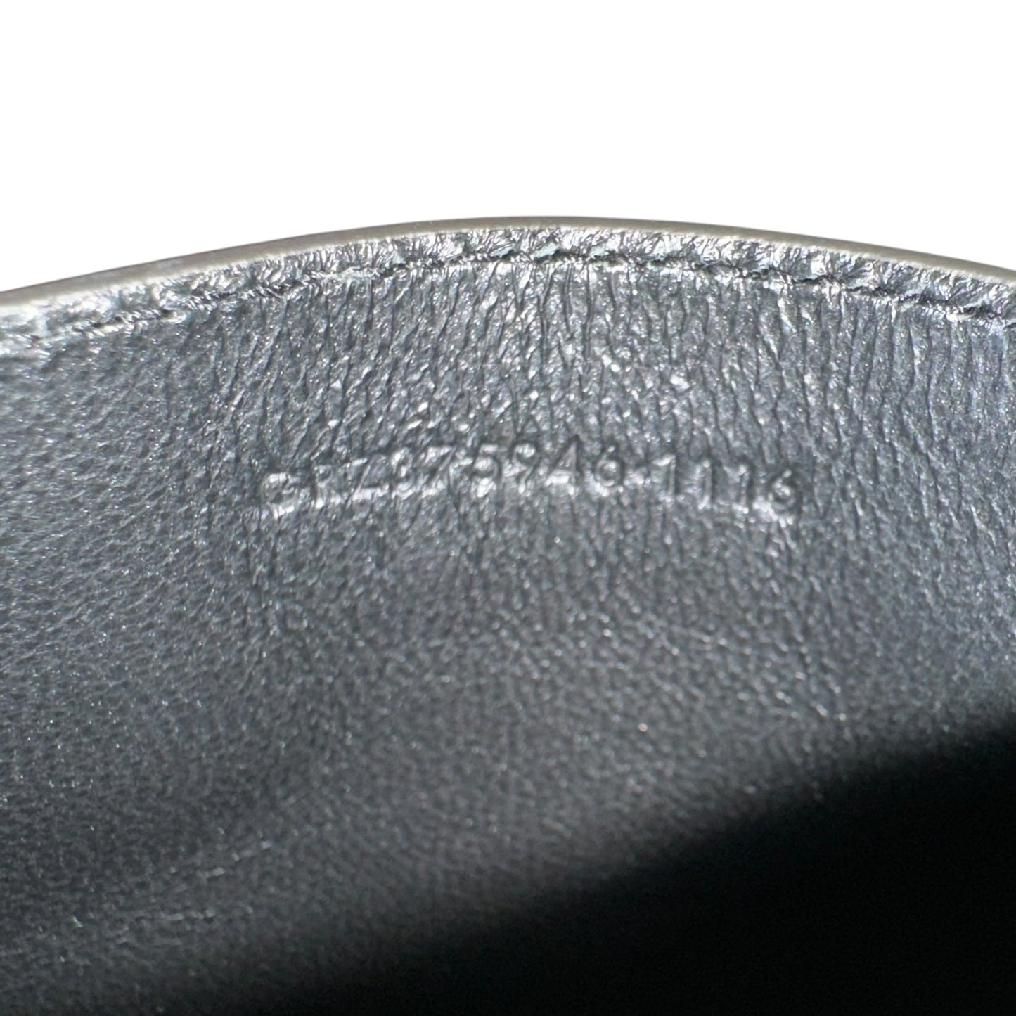 Saint Laurent Croc-Embossed Leather Cardholder