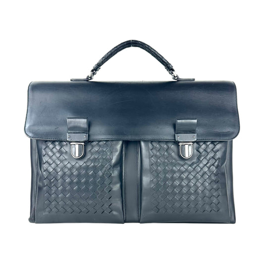 Bottega Veneta Intrecciato Leather Briefcase