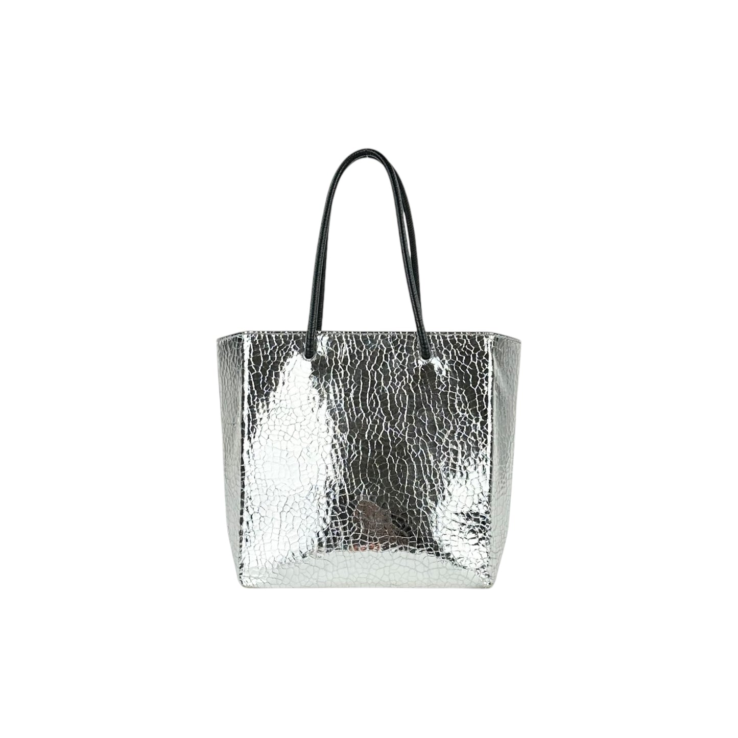 Balenciaga Metallic Shopping Tote Bag