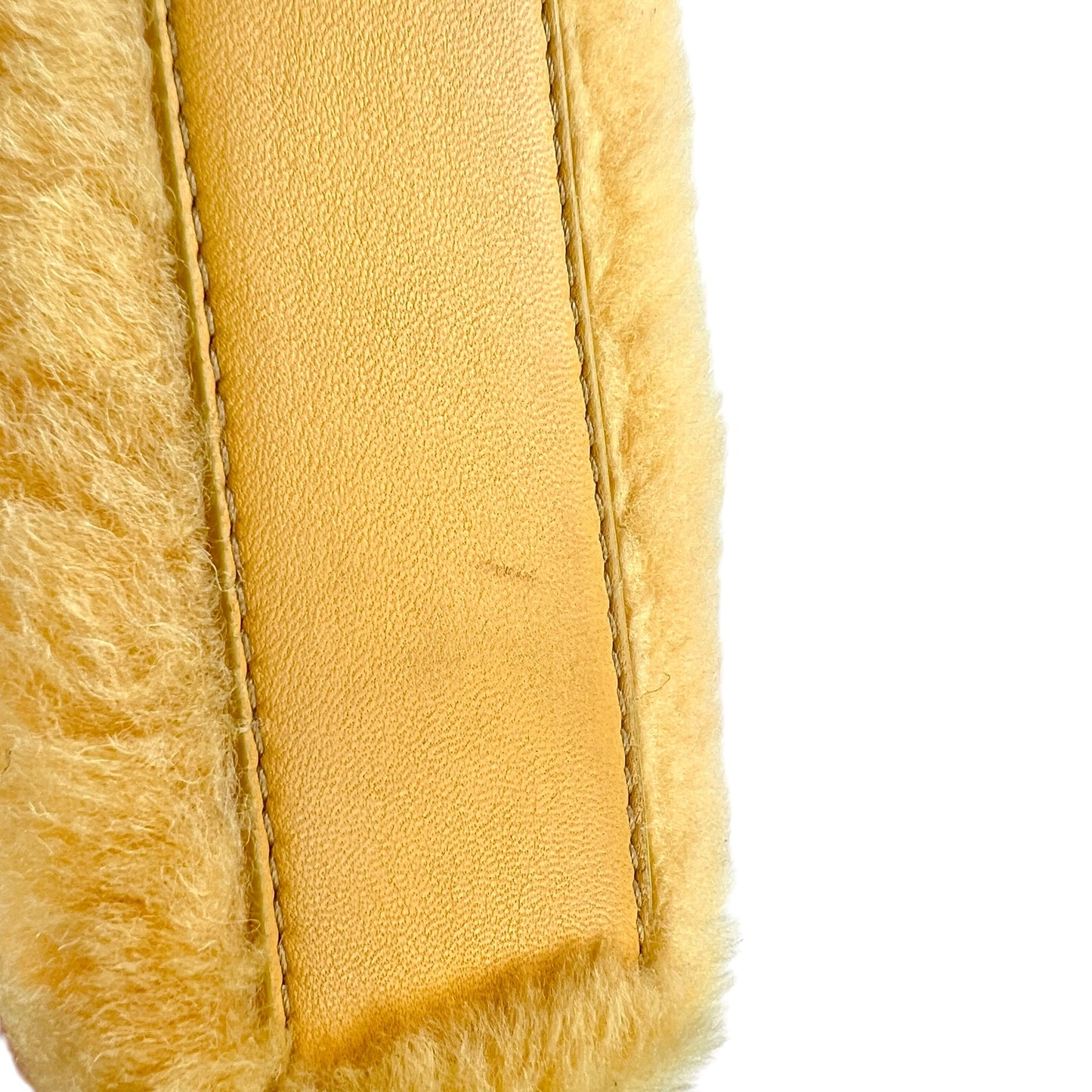 Fendi Mini Peekaboo Faux Fur Two-Way Bag