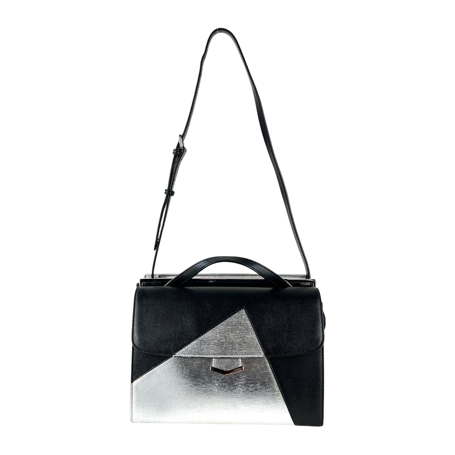 Fendi Demi Jour Leather Two-Way Bag