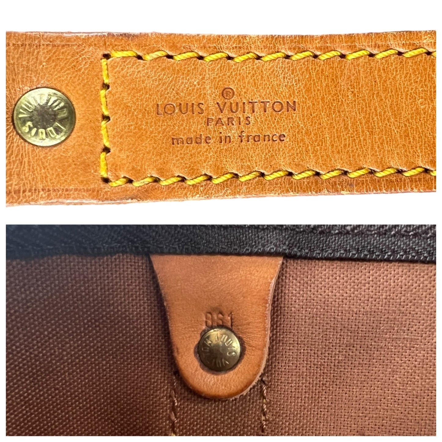 Louis Vuitton Vintage Monogram Keepall 50 Bag