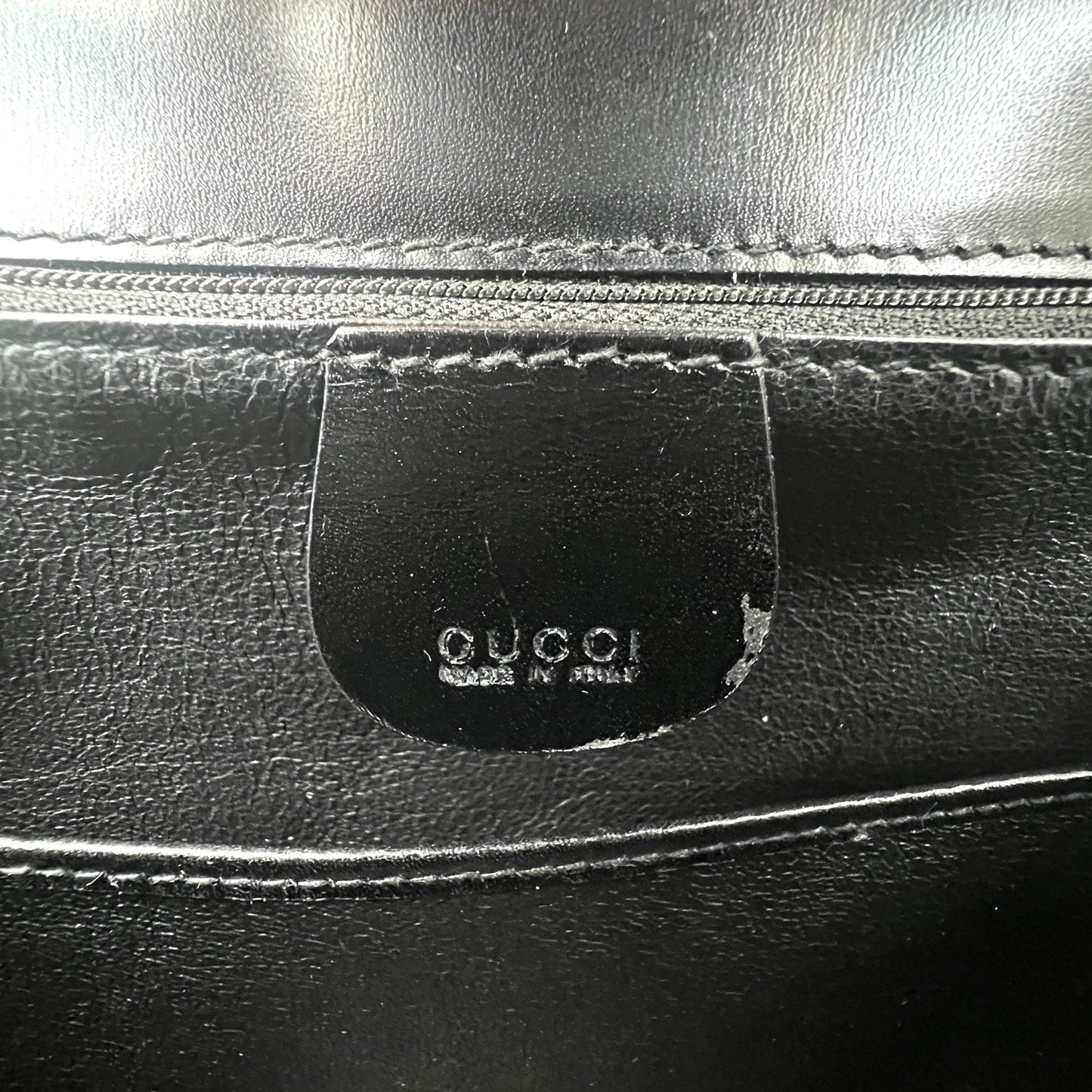 Gucci Vintage Two-Toned Leather Handbag