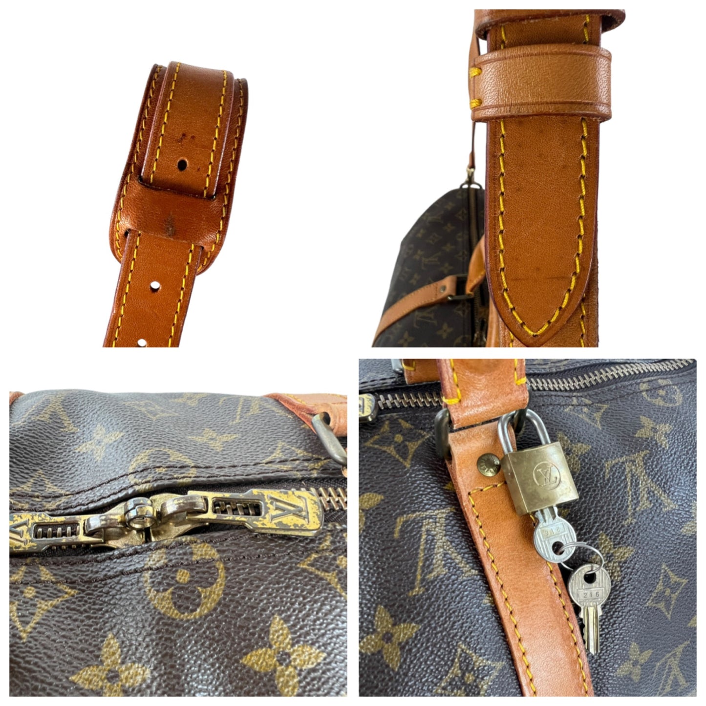 Louis Vuitton Vintage Monogram Keepall 50 Bag