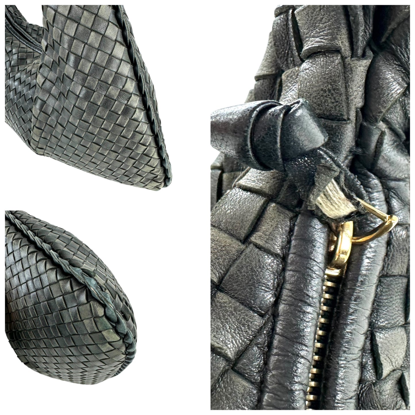 Bottega Veneta Intrecciato Leather Hobo Shoulder Bag