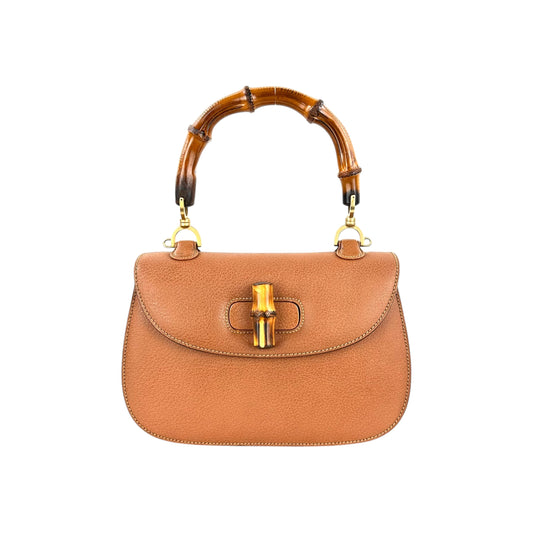 Gucci Vintage Bamboo Turnlock Handbag