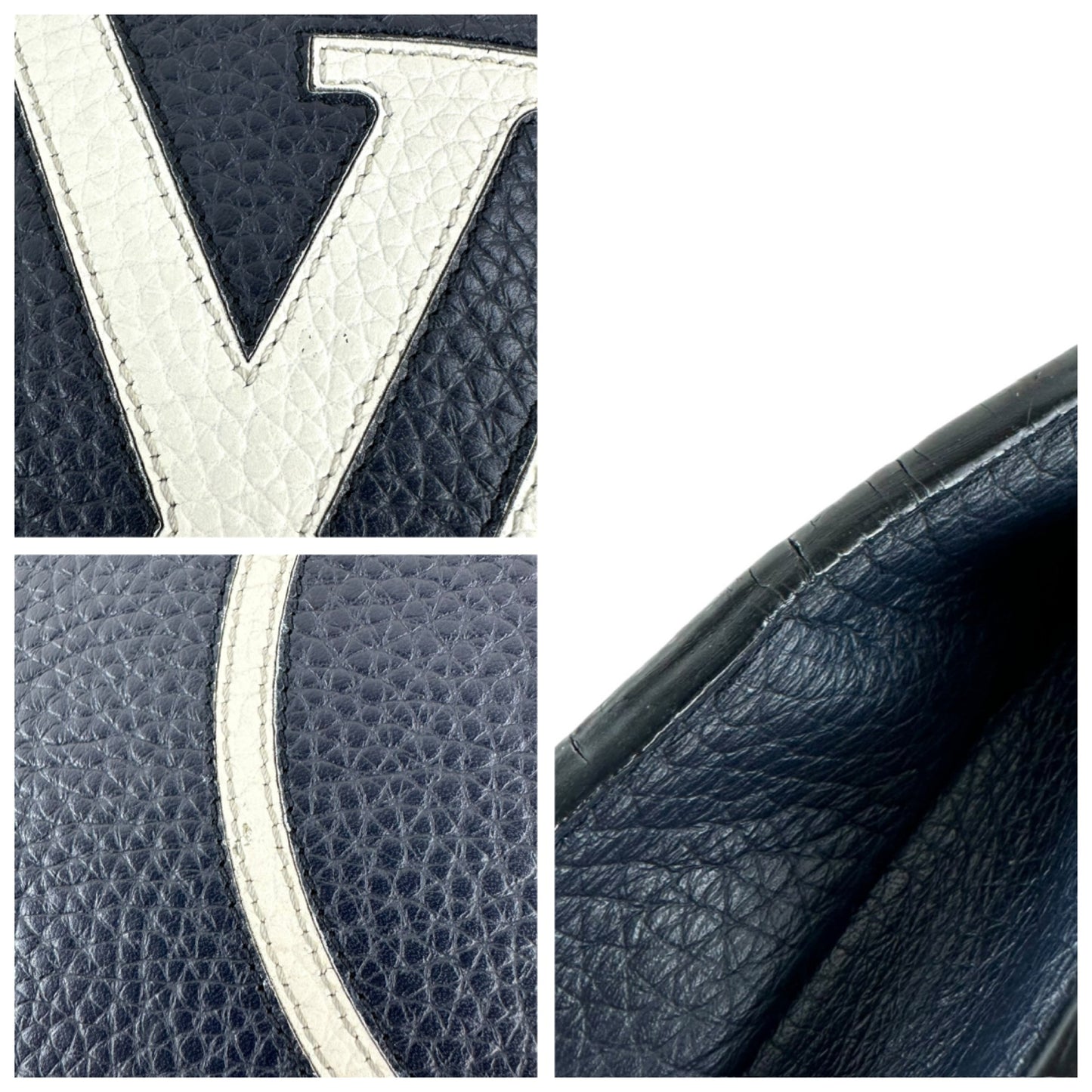 Louis Vuitton Taurillon Leather Clutch Bag