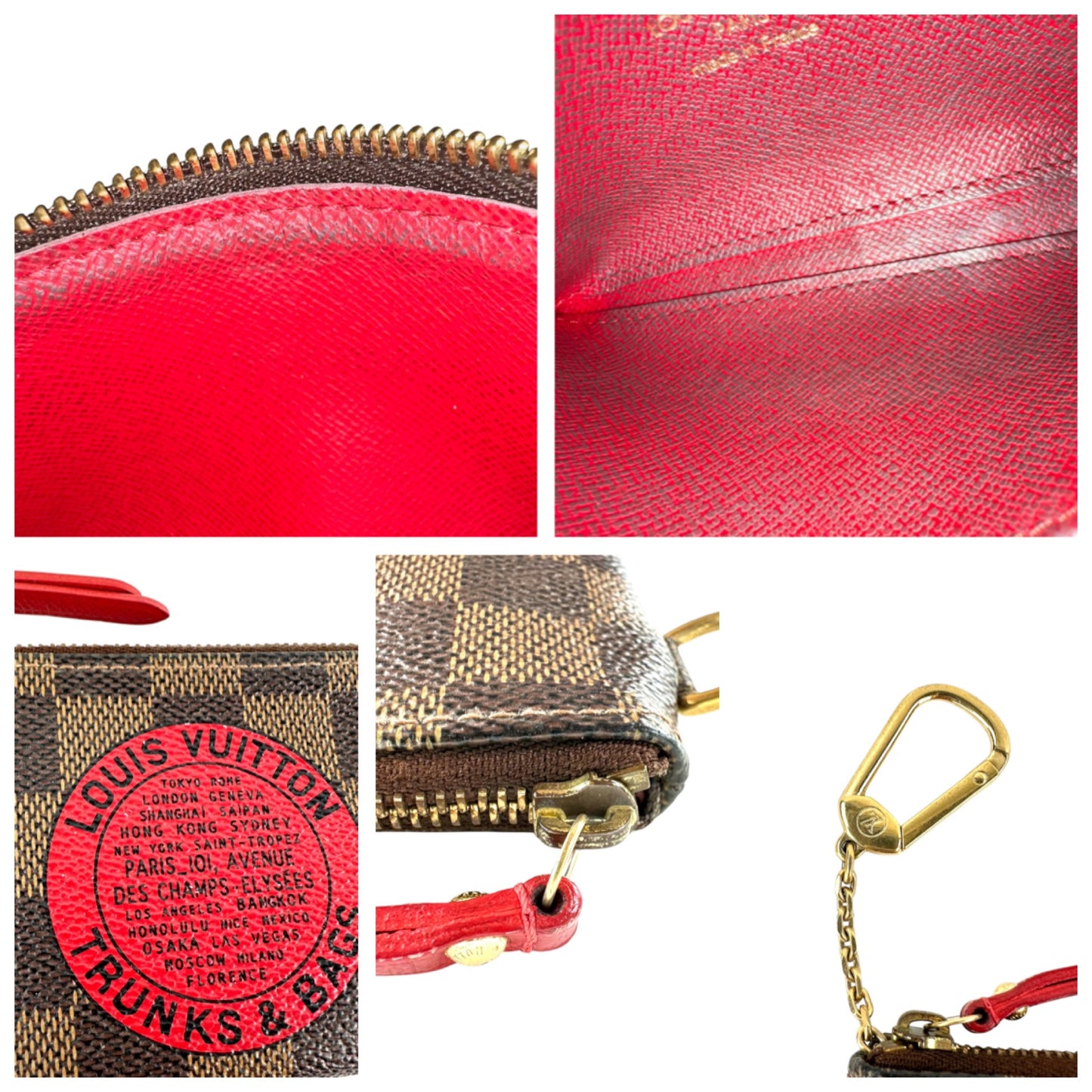 Louis Vuitton Complice Damier Key Cles