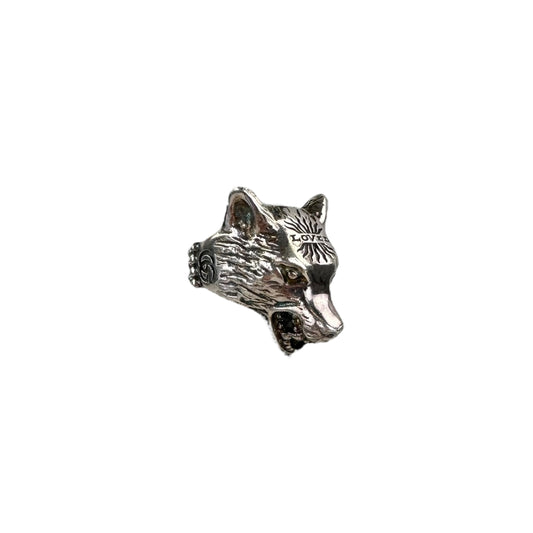 Gucci Anger Forest Sterling Silver Wolf Ring