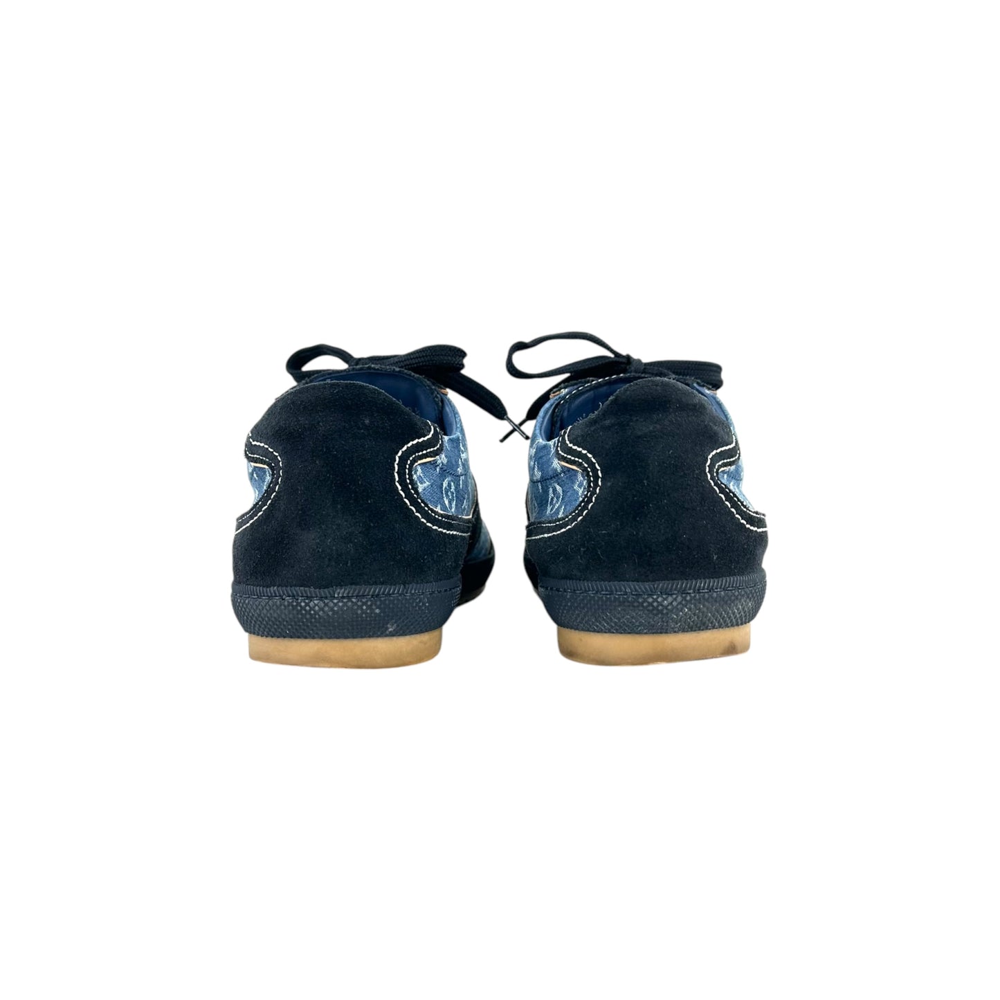 Louis Vuitton Monogram Denim & Suede Sneakers