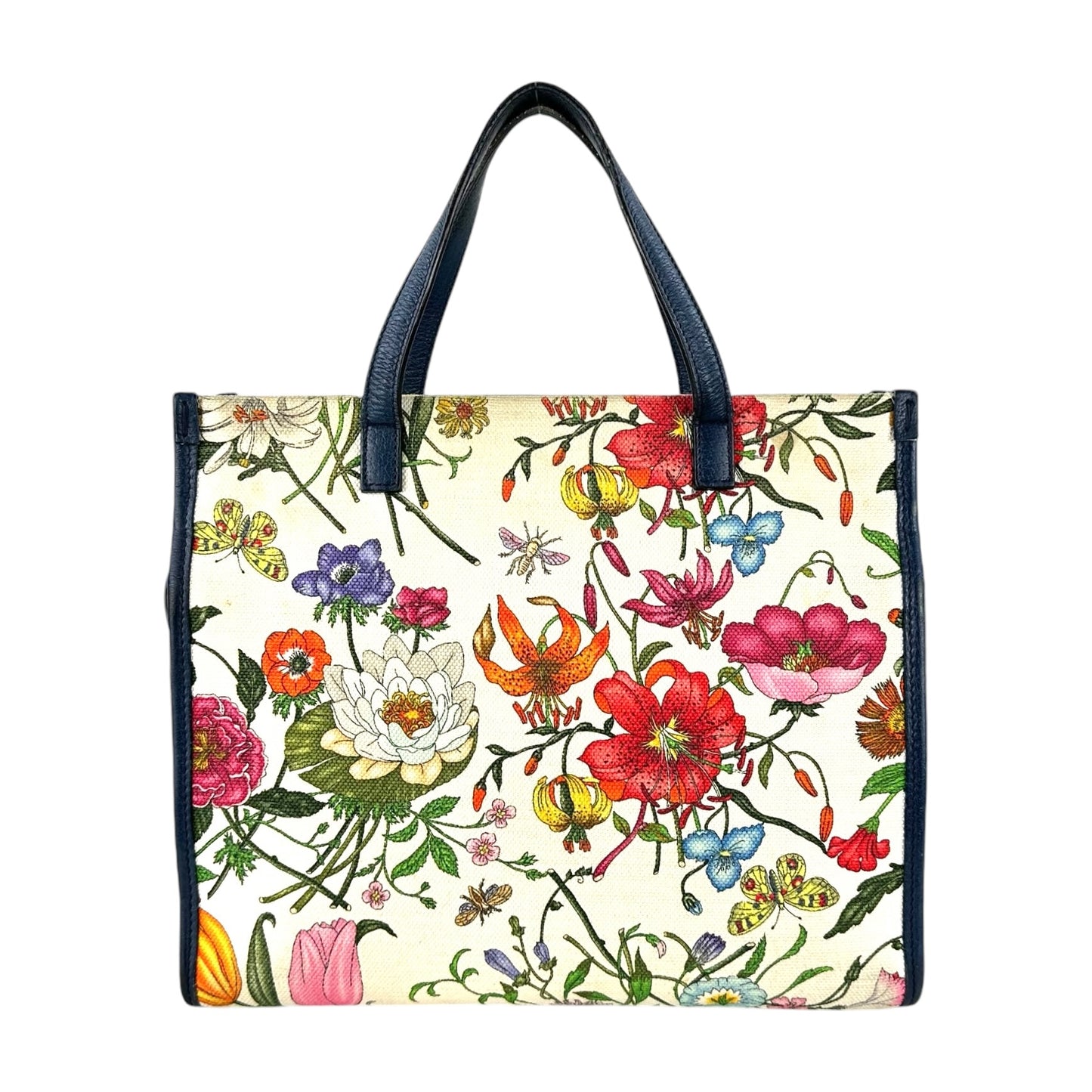 Gucci Flora Canvas Two-Way Bag