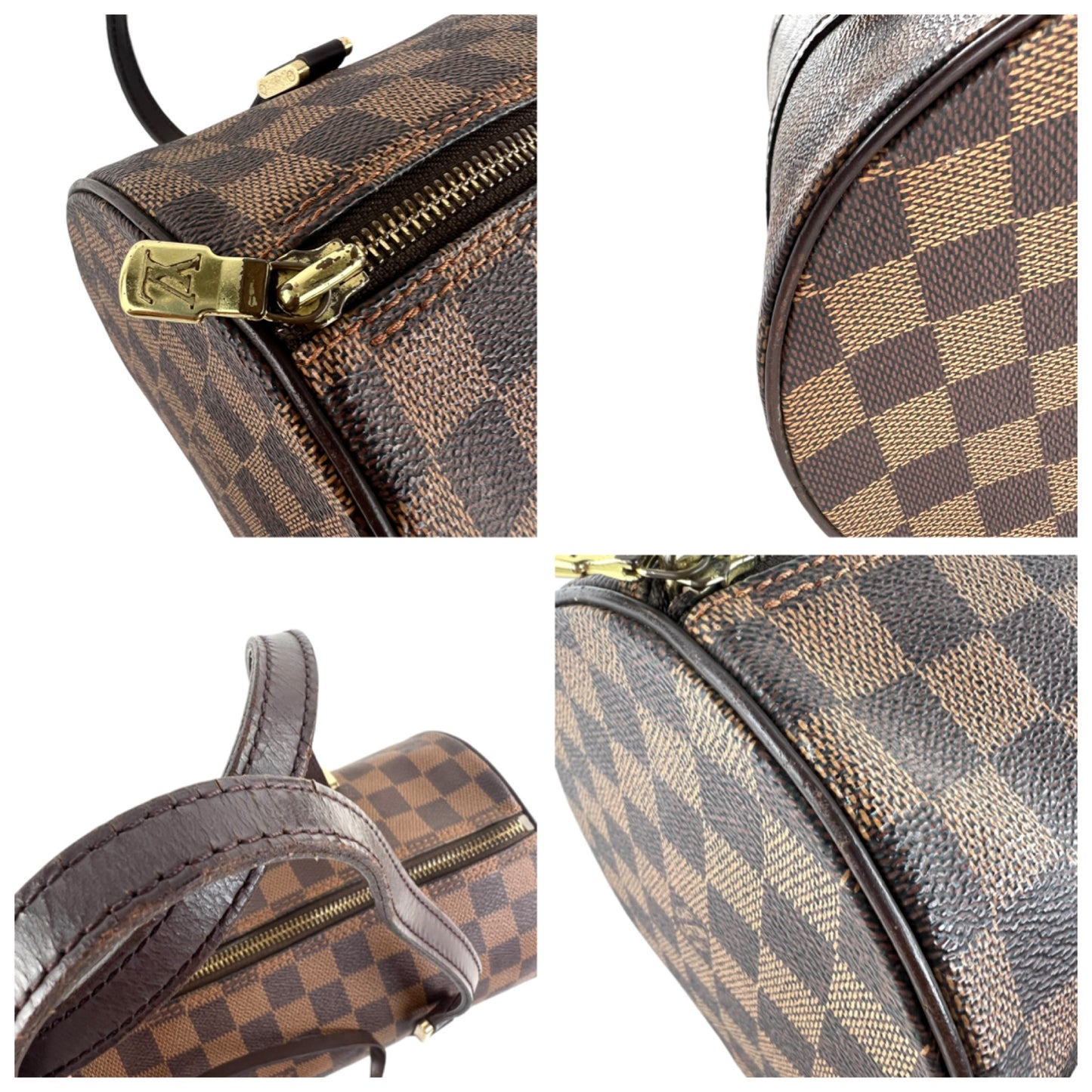 Louis Vuitton Vintage Damier Ebene Papillon 30 Handbag