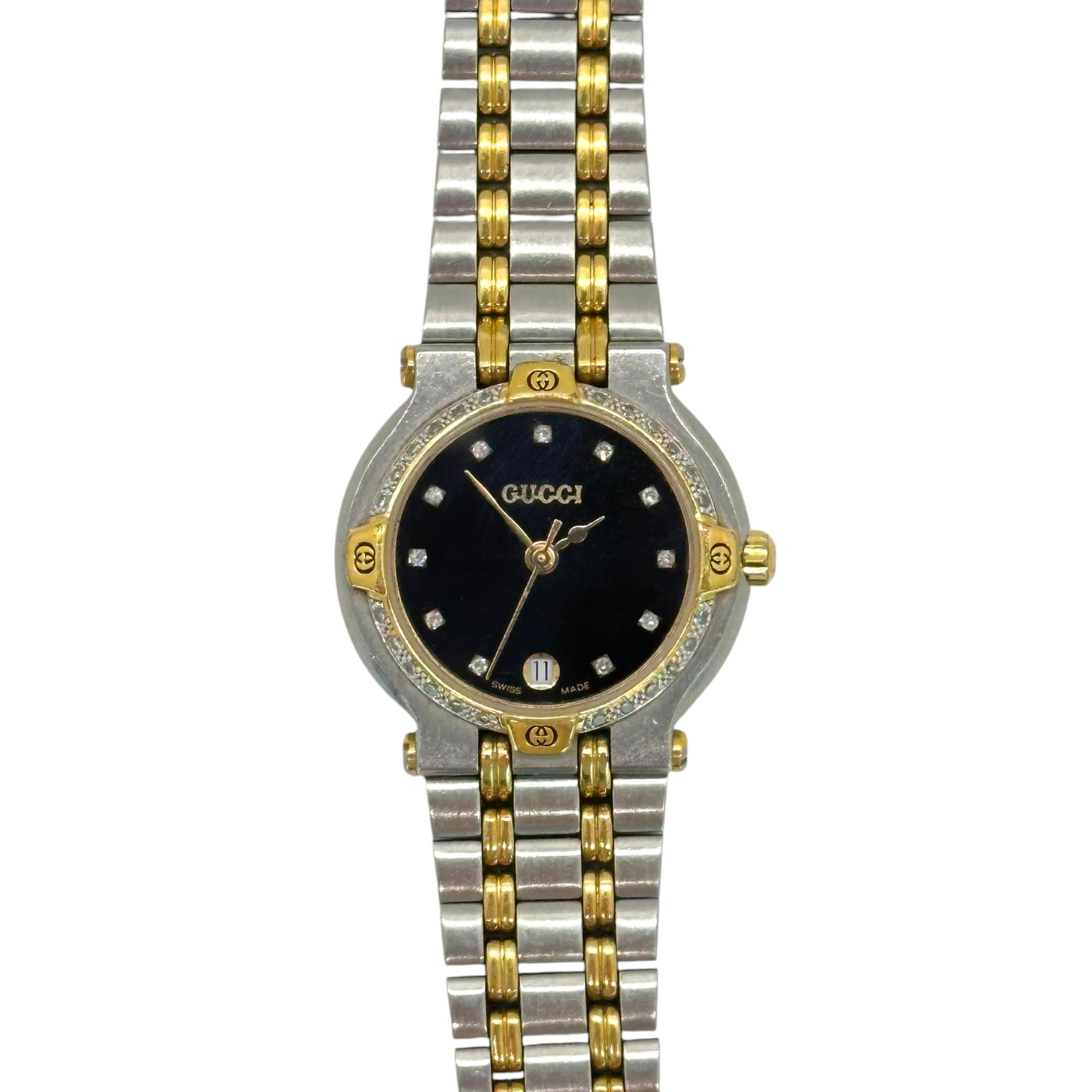 Gucci Vintage Diamond Bezel Watch