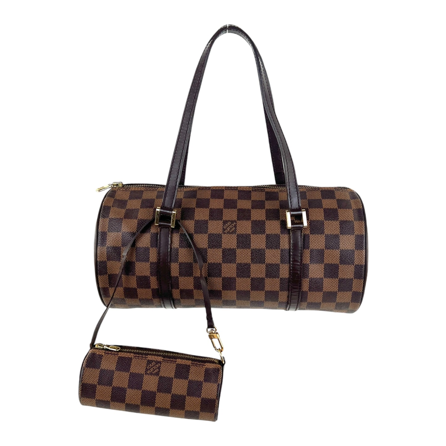 Louis Vuitton Vintage Damier Ebene Papillon 30 Handbag