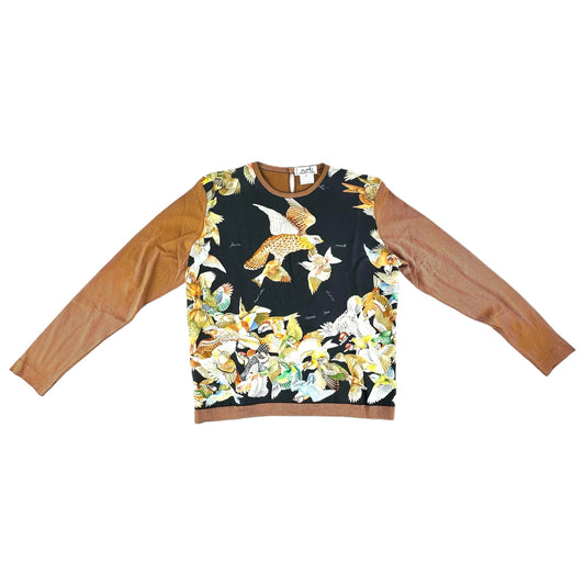 Hermès Vintage Silk Bird Top