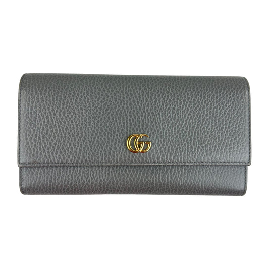 Gucci Marmont Leather Long Wallet