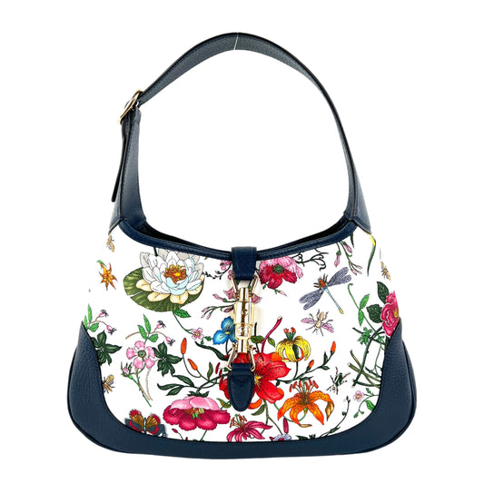 Gucci Flora Jackie Canvas Shoulder Bag