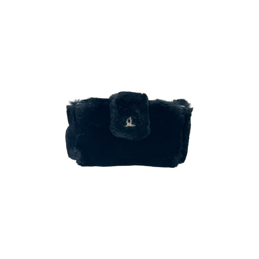 Chanel CC Rabbit Fur Pouch