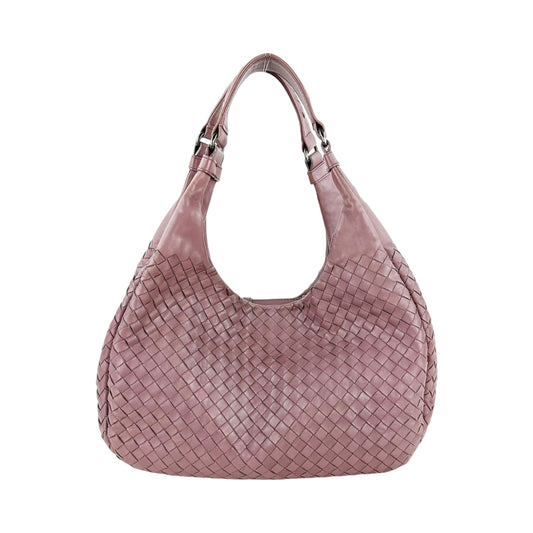 Bottega Veneta Campana Intrecciato Leather Shoulder Bag